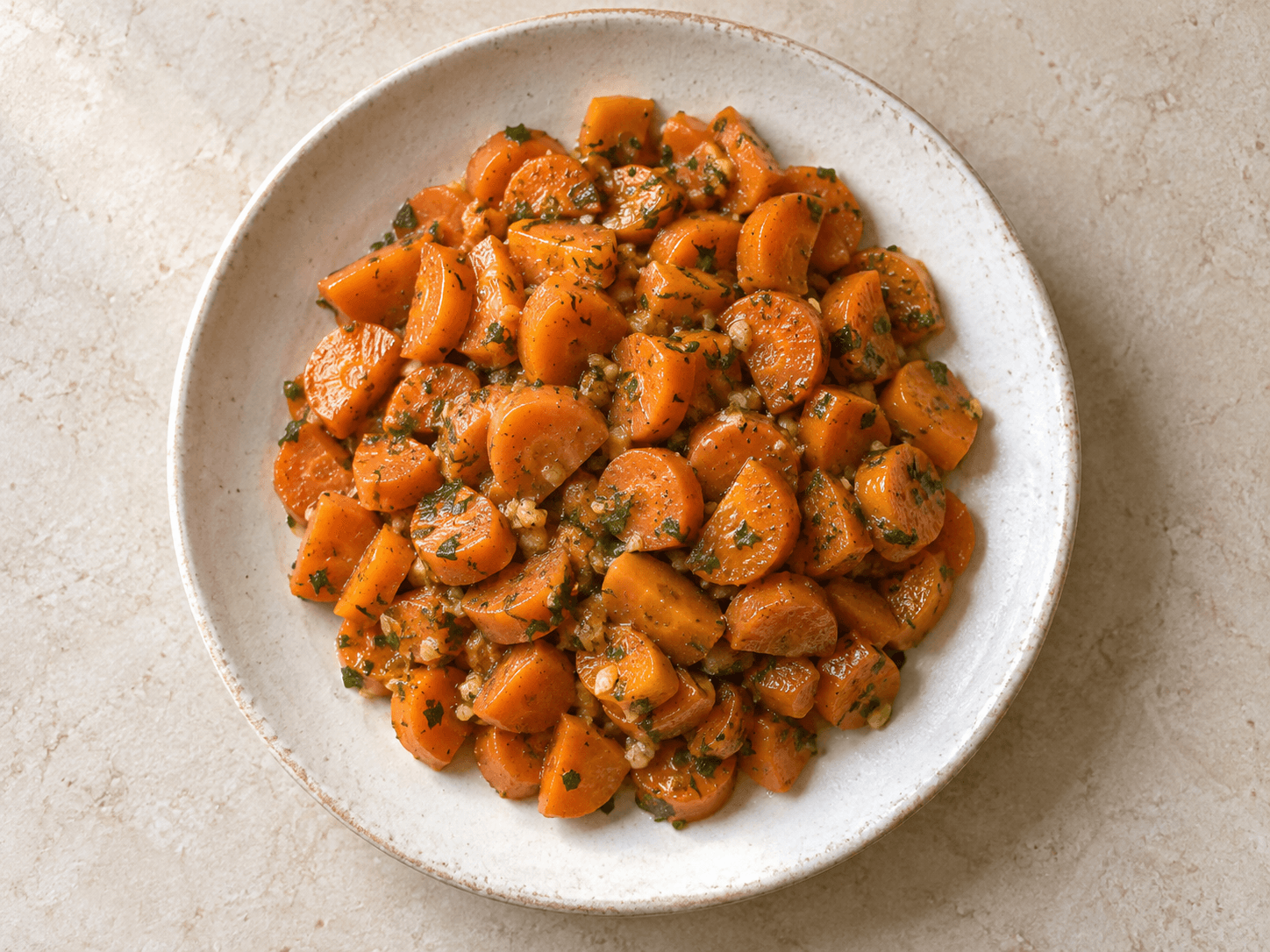 Salade de carottes — Illustration culinaire générée par IA