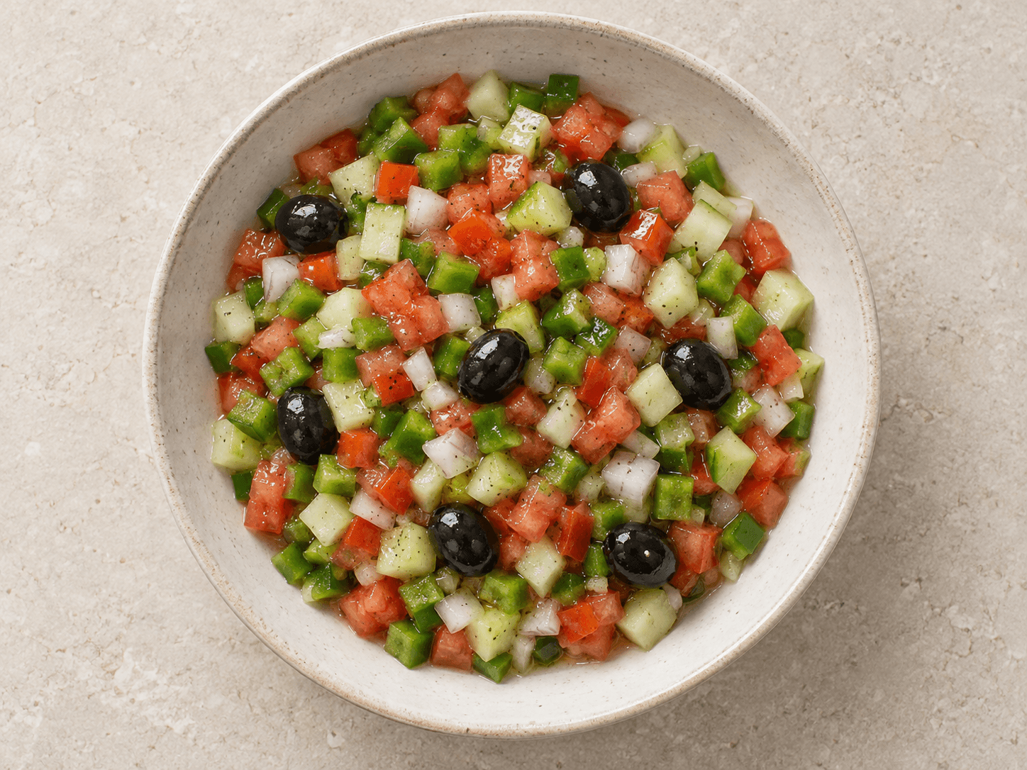 Salade marocaine — Illustration culinaire générée par IA