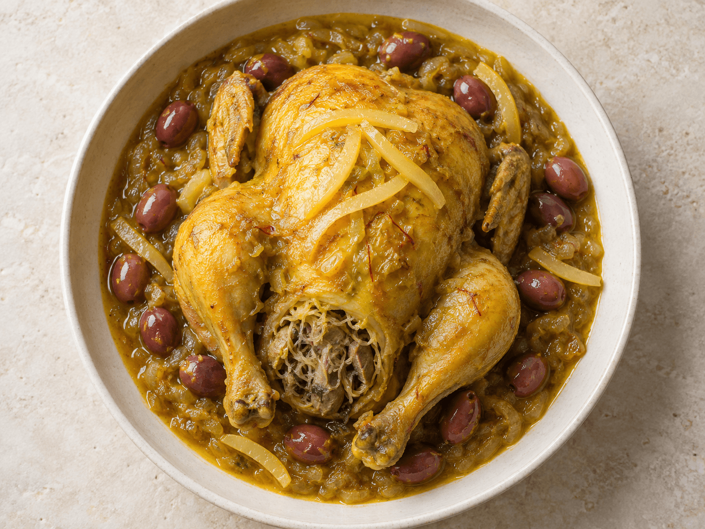 Poulet fermier — Illustration culinaire générée par IA