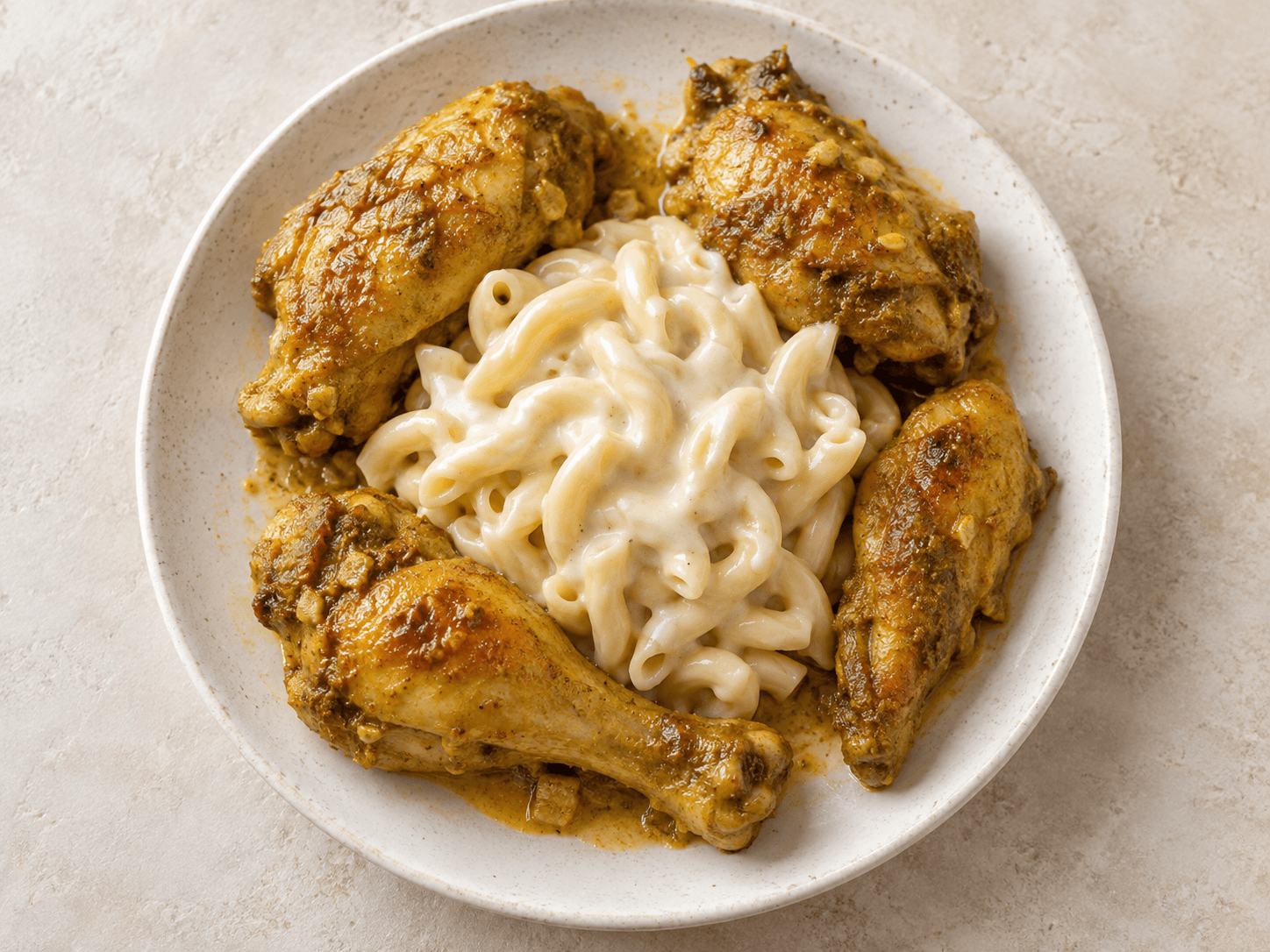Poulet au curry — Illustration culinaire générée par IA
