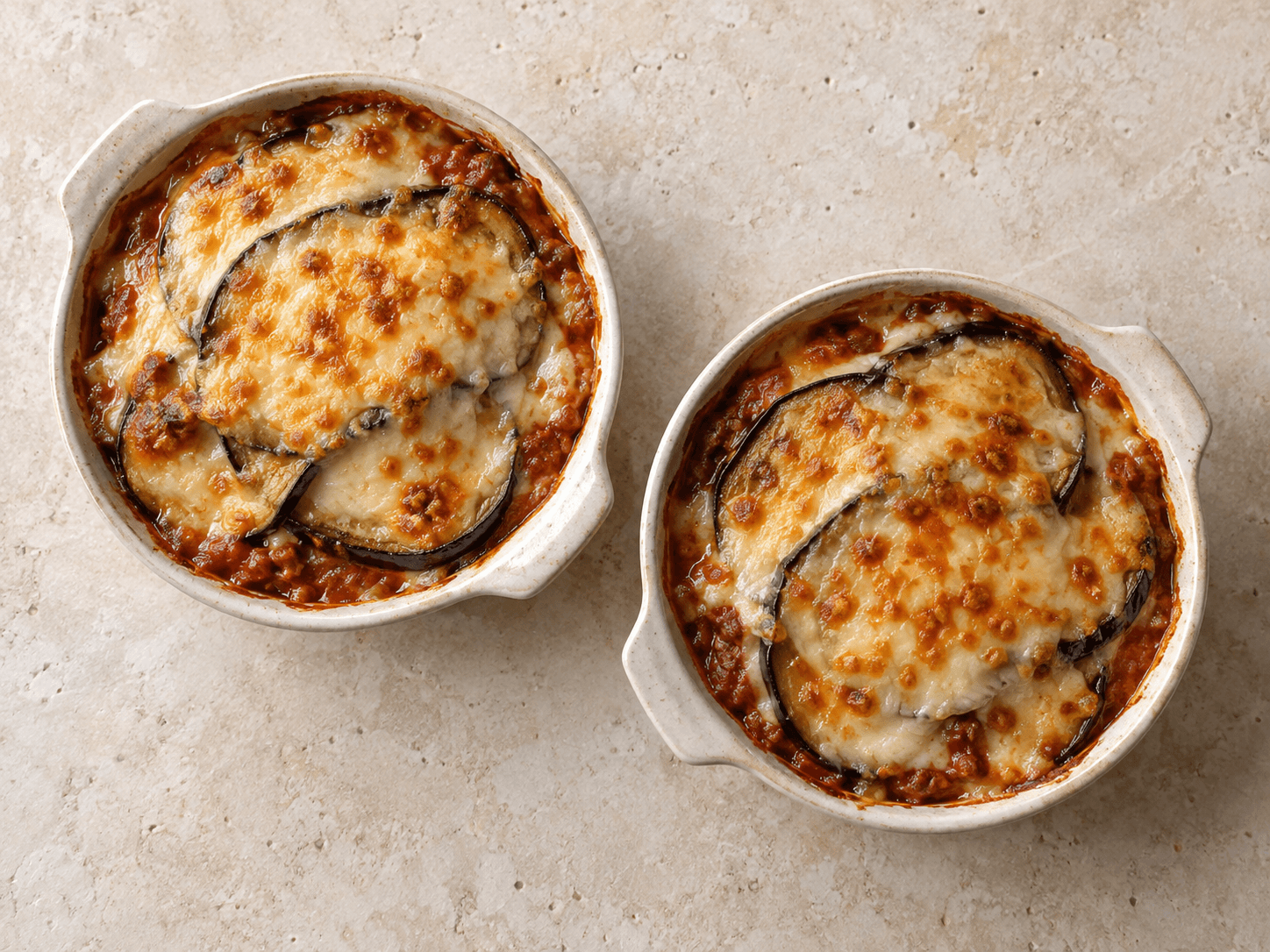 Gratin aux aubergines — Illustration culinaire générée par IA