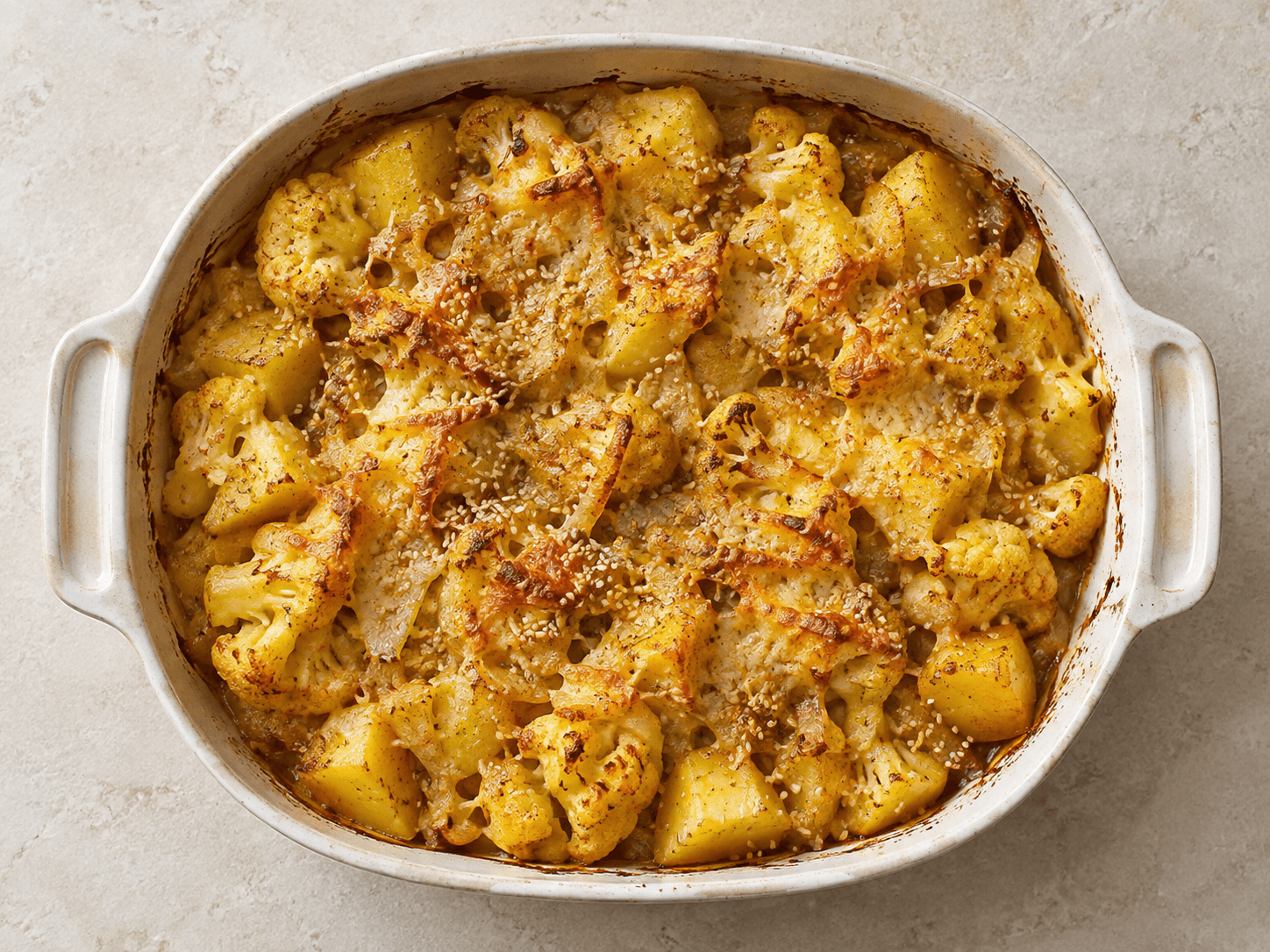 Gratin aux légumes — Illustration culinaire générée par IA