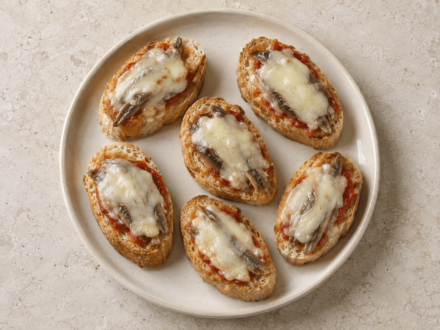 Baguettes aux anchois — Illustration culinaire générée par IA