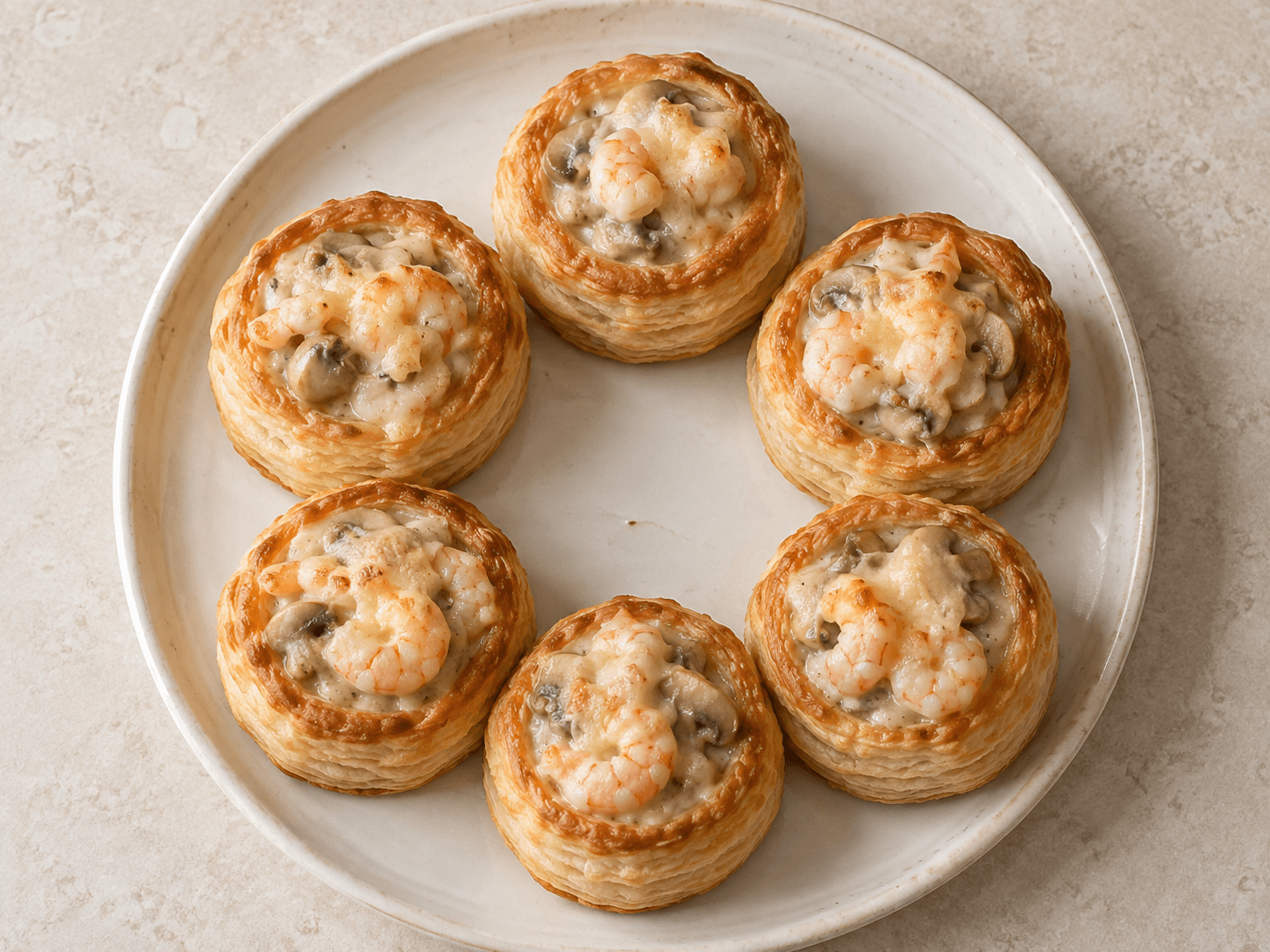Vol-au-vent — Illustration culinaire générée par IA